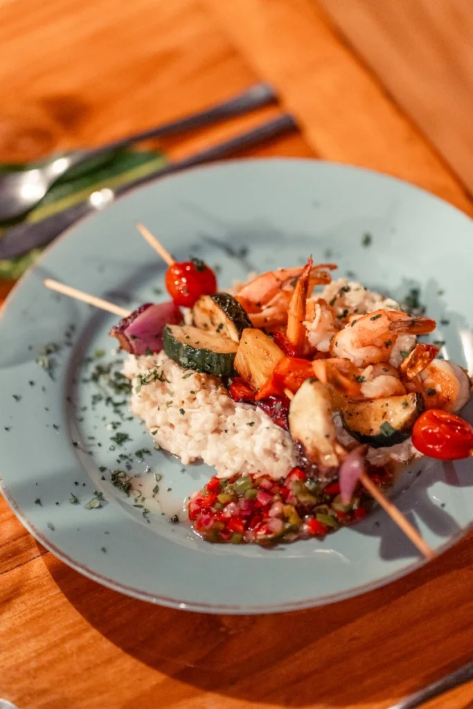 Fresh seafood platter La Loma farm-to-table
